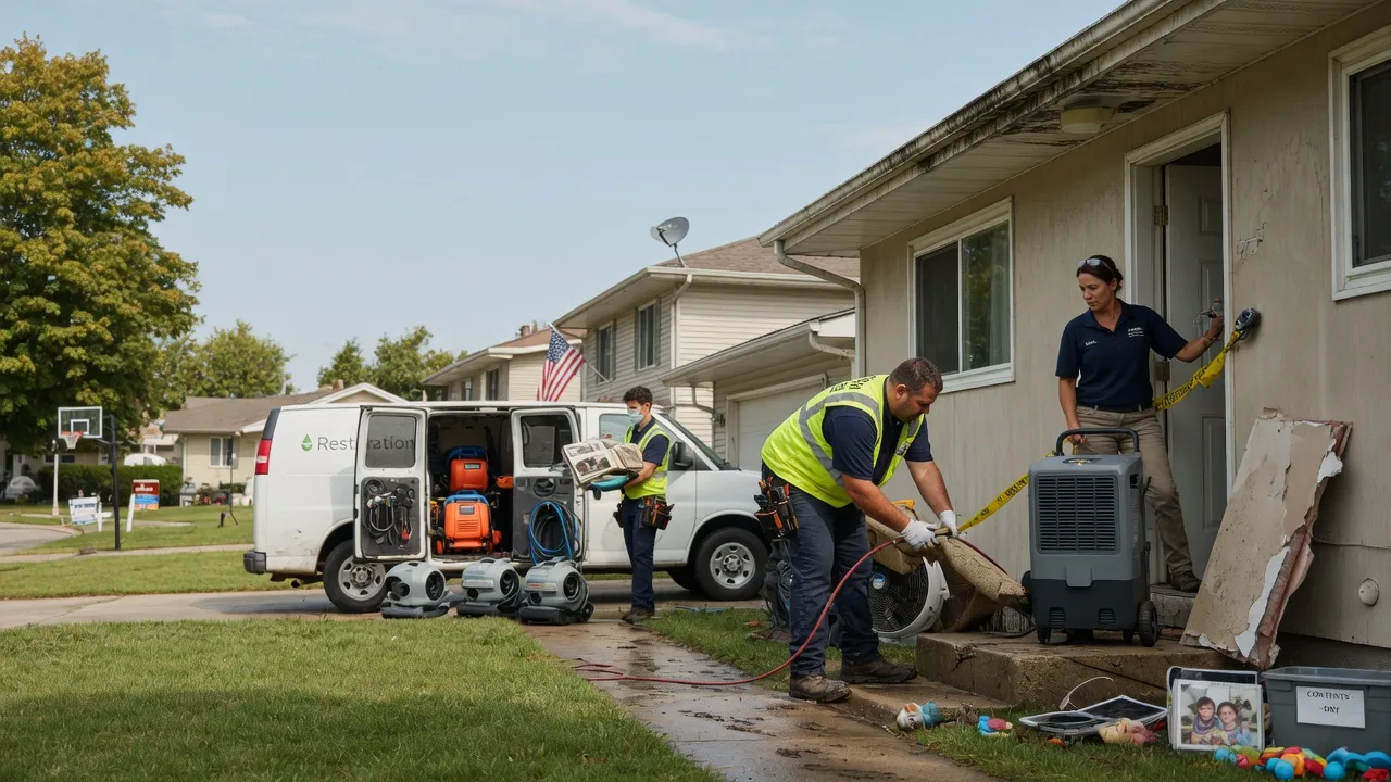 Water Damage Restoration in Kent, IL near me